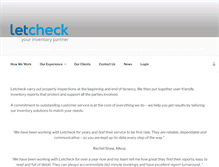Tablet Screenshot of letcheck.co.uk